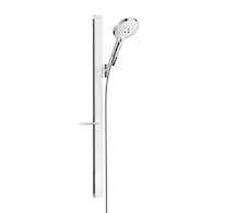 Hansgrohe Raindance Select S - Sprchová souprava 120, 3 proudy, sprchová tyč 90 cm, bílá/chrom 27648400