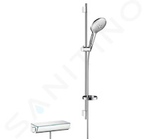 Hansgrohe Raindance Select S - Sprchový set s termostatem, 15 cm, 3 proudy, bílá/chrom 27037400