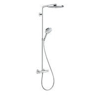 Hansgrohe Raindance Select S - Sprchový set s termostatem, 24 cm, 2 proudy, bílá/chrom 27129400