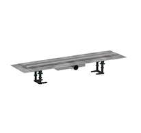 Hansgrohe RainDrain Compact - Sprchový žlab 70 cm, s roštem, kartáčovaná nerezová ocel 56164800