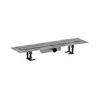 Hansgrohe RainDrain Compact - Sprchový žlab 70 cm, s roštem, kartáčovaná nerezová ocel 56176800
