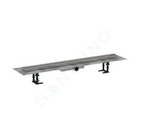 Hansgrohe RainDrain Compact - Sprchový žlab 90 cm pro vložení dlažby, s roštem 56169000
