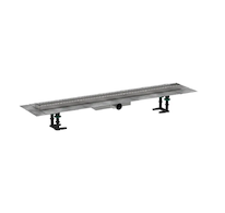 Hansgrohe RainDrain Compact - Sprchový žlab 90 cm pro vložení dlažby, s roštem 56169000