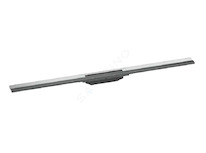 Hansgrohe RainDrain Flex - Lineární sprchový žlab s nerezovým roštem 1000, do prostoru, zkrátitelný, chrom 56046000