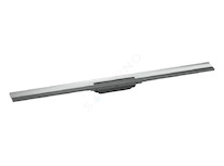 Hansgrohe RainDrain Flex - Lineární sprchový žlab s nerezovým roštem 1000, ke stěně, zkrátitelný, chrom 56053000