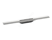 Hansgrohe RainDrain Flex - Lineární sprchový žlab s nerezovým roštem 700, do prostoru, zkrátitelný, kartáčovaná nerez 56043800