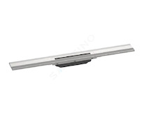 Hansgrohe RainDrain Flex - Lineární sprchový žlab s nerezovým roštem 700, ke stěně, zkrátitelný, kartáčovaná nerez 56050800