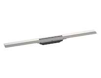 Hansgrohe RainDrain Flex - Lineární sprchový žlab s nerezovým roštem 800, do prostoru, zkrátitelný, kartáčovaná nerez 56044800