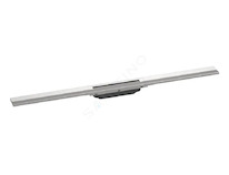 Hansgrohe RainDrain Flex - Lineární sprchový žlab s nerezovým roštem 900, do prostoru, zkrátitelný, kartáčovaná nerez 56045800