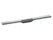 Hansgrohe RainDrain Flex - Lineární sprchový žlab s nerezovým roštem 900, ke stěně, zkrátitelný, chrom 56052000
