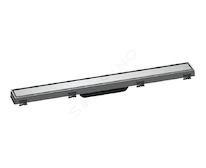 Hansgrohe RainDrain Match - Sprchový žlab s nerezovým roštem 700, s výškově stavitelným rámem, chrom 56037000
