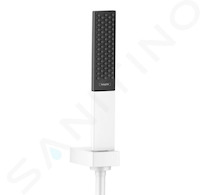 Hansgrohe Rainfinity - Sada sprchové hlavice 100, 1jet, držáku a hadice 1,25 m, matná bílá 26857700
