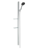Hansgrohe Rainfinity - Sada sprchové hlavice 130, 3jet, tyče 150 cm a hadice, EcoSmart, chrom 27674000