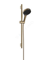 Hansgrohe Rainfinity - Set sprchové hlavice, tyče a hadice, 3 proudy, EcoSmart, kartáčovaný bronz 28746140