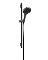 Hansgrohe Rainfinity - Set sprchové hlavice, tyče a hadice, 3 proudy, EcoSmart, kartáčovaný černý chrom 28746340