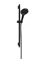 Hansgrohe Rainfinity - Set sprchové hlavice, tyče a hadice, 3 proudy, EcoSmart, matná černá 28746670