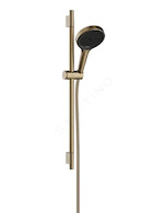 Hansgrohe Rainfinity - Set sprchové hlavice, tyče a hadice, 3 proudy, kartáčovaný bronz 28745140