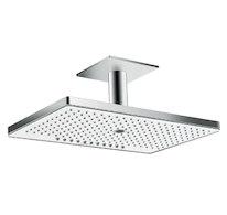 Hansgrohe Rainmaker Select - Hlavová sprcha 460, 3 proudy, sprchové rameno 10 cm, bílá/chrom 24006400