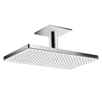 Hansgrohe Rainmaker Select - Hlavová sprcha 460, EcoSmart 9 l/min, sprchové rameno 10 cm, bílá/chrom 24012400