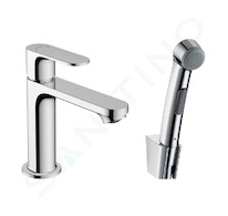 Hansgrohe Rebris S - Umyvadlová baterie s bidetovou sprškou, chrom 72215000
