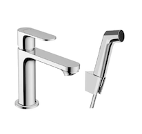 Hansgrohe Rebris S - Umyvadlová baterie s bidetovou sprškou, chrom 72215000