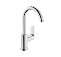 Hansgrohe Rebris S - Umyvadlová baterie s výpustí a otočným výtokem, chrom 72536000