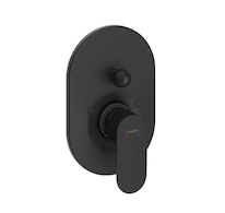 Hansgrohe Rebris S - Vanová baterie pod omítku, matná černá 72449670