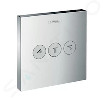 Hansgrohe Shower Select - Ventil pod omítku pro 3 spotřebiče, chrom 15764000