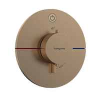Hansgrohe ShowerSelect Comfort - Termostatická baterie pod omítku, kartáčovaný bronz 15553140