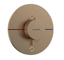 Hansgrohe ShowerSelect Comfort - Termostatická baterie pod omítku, kartáčovaný bronz 15562140