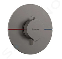 Hansgrohe ShowerSelect Comfort - Termostatická baterie pod omítku, kartáčovaný černý chrom 15559340