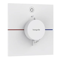 Hansgrohe ShowerSelect Comfort - Termostatická baterie pod omítku, matná bílá 15571700