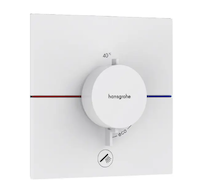 Hansgrohe ShowerSelect Comfort - Termostatická baterie pod omítku, matná bílá 15575700