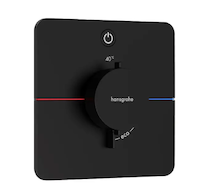 Hansgrohe ShowerSelect Comfort - Termostatická baterie pod omítku, matná černá 15581670