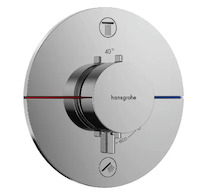 Hansgrohe ShowerSelect Comfort - Termostatická baterie pod omítku, pro 2 spotřebiče, chrom 15556000