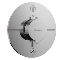 Hansgrohe ShowerSelect Comfort - Termostatická baterie pod omítku, pro 2 spotřebiče, chrom 15556000