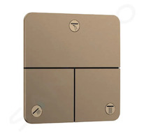 Hansgrohe ShowerSelect Comfort - Ventil pod omítku, pro 3 spotřebiče, kartáčovaný bronz 15587140