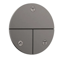 Hansgrohe ShowerSelect Comfort - Ventil pod omítku, pro 3 spotřebiče, kartáčovaný černý chrom 15558340