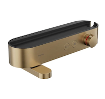 Hansgrohe ShowerTablet Select - Termostatická vanová baterie, kartáčovaný bronz 24340140