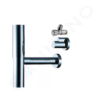 Hansgrohe Sifony - Designový sifon Flowstar s rohovými ventily, chrom 52120000
