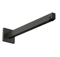 Hansgrohe - Sprchové rameno, 41 cm, kartáčovaný černý chrom 24337340