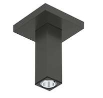 Hansgrohe - Sprchové rameno stropní, 11 cm, kartáčovaný černý chrom 24338340