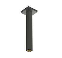 Hansgrohe - Sprchové rameno stropní, 31 cm, kartáčovaný černý chrom 24339340