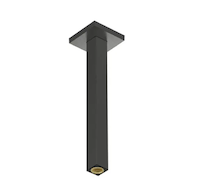 Hansgrohe  - Sprchové rameno stropní, 31 cm, kartáčovaný černý chrom 24339340