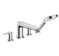 Hansgrohe Talis E - Baterie na okraj vany, 4-otvorová instalace, chrom 71748000
