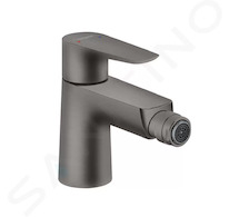 Hansgrohe Talis E - Bidetová baterie s výpustí, kartáčovaný černý chrom 71720340