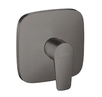 Hansgrohe Talis E - Sprchová baterie pod omítku, kartáčovaný černý chrom 71765340