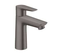 Hansgrohe Talis E - Umyvadlová baterie s výpustí, CoolStart, kartáčovaný černý chrom 71713340