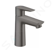 Hansgrohe Talis E - Umyvadlová baterie s výpustí, kartáčovaný černý chrom 71710340