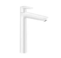 Hansgrohe Talis E - Umyvadlová baterie s výpustí, matná bílá 71716700